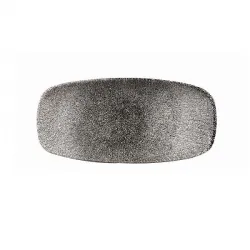 Купить блюдо прямоугольное 20х12,1см, без борта, цвет raku quartz black, studio prints rkbqxo71 – цена от завода, доставка до двери | RuOborudovanie.ru