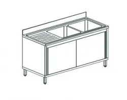 Купить ванна моечная apach chef line l2s166-54lwsd – цена от завода, доставка до двери | RuOborudovanie.ru
