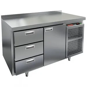 Стол охлаждаемый Hicold SN 31/TN (-2+10), 1 дверь, 3 ящ, 1390х600х850мм – купить по цене завода