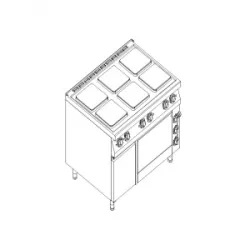 Плита 6 конфорочная Kogast Esk-T69/1-0 900 серии – купить в RuOborudovanie.ru с доставкой до двери Купить плита 6 конфорочная kogast esk-t69/1-0 900 серии – цена от завода, доставка до двери | RuOborudovanie.ru
