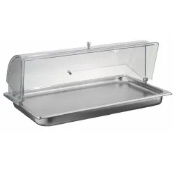 Поднос для нарезки 53Х32,5СМ H30См, с хладогентом, C крышкой Roll Top 50950950 – купить в RuOborudovanie.ru с доставкой до двери Купить поднос для нарезки 53х32,5см h30см, с хладогентом, c крышкой roll top 50950950 – цена от завода, доставка до двери | RuOborudovanie.ru