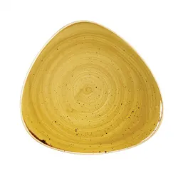 Тарелка мелкая треугольная 19,2СМ, без борта, Stonecast, цвет Mustard Seed Yellow Smsstr71 – купить в RuOborudovanie.ru с доставкой до двери Купить тарелка мелкая треугольная 19,2см, без борта, stonecast, цвет mustard seed yellow smsstr71 – цена от завода, доставка до двери | RuOborudovanie.ru