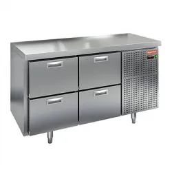 Купить стол охлаждаемый hicold sn 22/tn о (-2+10) островн., 4 ящ, 1390х600х850мм – цена от завода, доставка до двери | RuOborudovanie.ru