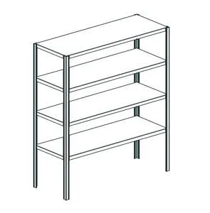 Стеллаж Apach Chef Line Lst20-214 – купить по цене завода