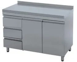 Стол технологический с ящиками СТ-С-1-1200.600-02-Р-3Л (СТ-3/1200/600) – купить в RuOborudovanie.ru с доставкой до двери Купить стол технологический с ящиками ст-с-1-1200.600-02-р-3л (ст-3/1200/600) – цена от завода, доставка до двери | RuOborudovanie.ru