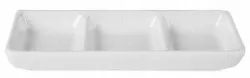 Купить менажница фарфор cameo square accessory 3-х секционная 15х6,5см h2см 710-026 – цена от завода, доставка до двери | RuOborudovanie.ru