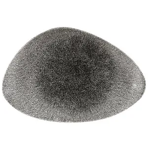 Блюдо треугольное Chefs 30Х20СМ, без борта, цвет Raku Quartz Black, Studio Prints Rkbqtc301 – купить по цене завода