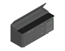 Купить стол для пиццы hicold pz1-113gn (1/3) камень в Санкт-Петербурге – цена завода, доставка до двери | RuOborudovanie.ru