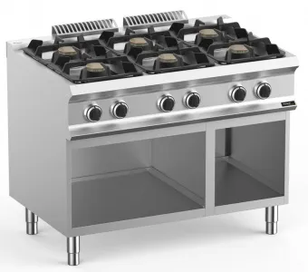 Плита газовая 6 конфорочная Apach Chef Line Glrrg117Osp Xl 700 серии – купить по цене завода