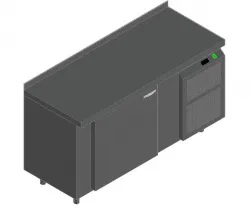 Купить стол с охлаждающим шкафом шкафом для пивных кег hicold br-1/snk w – цена от завода, доставка до двери | RuOborudovanie.ru