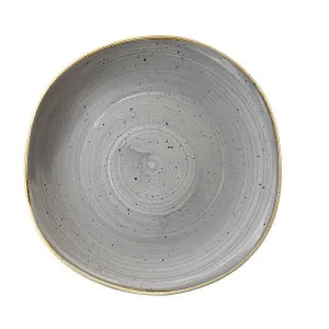 Тарелка мелкая "ВОЛНА" 26,4СМ, без борта, Stonecast, цвет Peppercorn Grey Spgsog101 – купить по цене завода