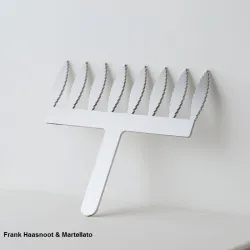 Купить трафарет для декора "feather comb" h8см, нерж.сталь, дизайн - frank haasnoot 20fh02l – цена от завода, доставка до двери | RuOborudovanie.ru