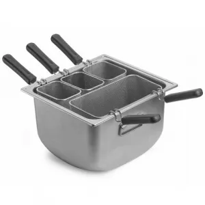 Кастрюля для пасты 38Х35СМ H23,7См, с 4-МЯ корзинами и крышкой, серия "Tender", нерж.сталь 3390Q404 – купить в Санкт-Петербурге по цене завода