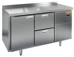 Купить стол охлаждаемый hicold sn 12/tn (-2+10), 1 дверь, 2 ящ, 1390х600х850 – цена от завода, доставка до двери | RuOborudovanie.ru