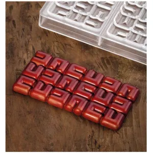 Форма для шок. "Chocolate Bar Ola" 155Х77ММ H10Мм, 100ГР, 3 ячейки, п/к Pc5003 – купить по цене завода