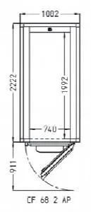Камера расстоечная Pavailler Ev 68 2 Ap 60X80 1дверь/2тележки – купить в Санкт-Петербурге по цене завода