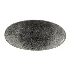 Блюдо овальное Chefs 29,9Х15СМ, без борта, цвет Raku Quartz Black, Studio Prints Rkbqov301 – купить в RuOborudovanie.ru с доставкой до двери Купить блюдо овальное chefs 29,9х15см, без борта, цвет raku quartz black, studio prints rkbqov301 – цена от завода, доставка до двери | RuOborudovanie.ru