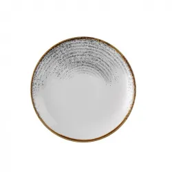 Купить тарелка мелкая 21,7см, без борта, цвет jasper grey, studio prints homespun accents hajgevp81 – цена от завода, доставка до двери | RuOborudovanie.ru