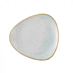 Купить тарелка мелкая треугольная 26,5см, без борта, stonecast accents, цвет duck egg blue asdetr101 – цена от завода, доставка до двери | RuOborudovanie.ru