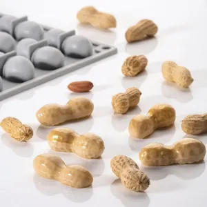 Форма силиконовая "Gourmand орех арахис" 47Х19ММ H16Мм, 7мл, 24 ячейки Gg014S – купить по цене завода