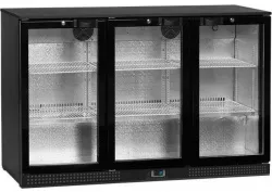 Купить шкаф холодильный tefcold db300h-3 барный черный со стеклом 278л 0,32квт – цена от завода, доставка до двери | RuOborudovanie.ru