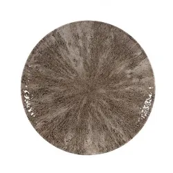 Купить тарелка мелкая 26см, без борта, цвет stone zircon brown, studio prints stzbev101 – цена от завода, доставка до двери | RuOborudovanie.ru