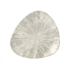 Купить тарелка мелкая треугольная 22,9см, без борта, цвет stone agate grey, studio prints stagtr91 – цена от завода, доставка до двери | RuOborudovanie.ru