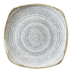 Купить тарелка мелкая квадратная 21,5см, без борта, цвет stone grey, studio prints spsgsp91 – цена от завода, доставка до двери | RuOborudovanie.ru