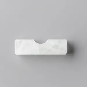 Подставка для палочек 6х2,5см H1,5см, стекло, серия Freeze Slab, цвет белый Fs-Sh-Wt – купить по цене завода