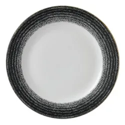 Купить тарелка мелкая 26,1см, с бортом, цвет charcoal black, studio prints spcbvp101 – цена от завода, доставка до двери | RuOborudovanie.ru