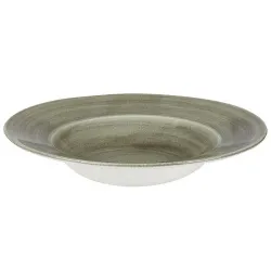 Купить тарелка для пасты 28см 0,47л, с широким бортом, stonecast patina, цвет burnished green pabgvwbl1 – цена от завода, доставка до двери | RuOborudovanie.ru
