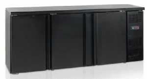 Шкаф холодильный с глухой дверью Tefcold Cbc310 барный черный – купить по цене завода