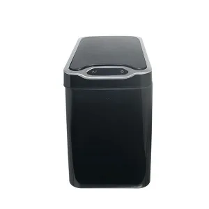 Ведро для мусора сенсорное, прямоугольное, FoodAtlas JAH-6611, 12 л (черный) – купить по цене завода