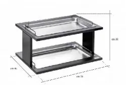 Купить витрина linea buffet 2-ярусный для фр. 51131056 в Санкт-Петербурге – цена завода, доставка до двери | RuOborudovanie.ru