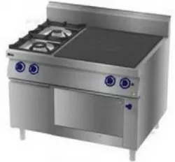 Плита 6 конфорочная Kogast PS-Т2+1/1-0 55898 ГАЗ 900 серии – купить в RuOborudovanie.ru с доставкой до двери Купить плита 6 конфорочная kogast ps-т2+1/1-0 55898 газ 900 серии – цена от завода, доставка до двери | RuOborudovanie.ru