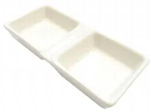 Менажница фарфор Cameo Square Accessory 2-Х секционная 13Х6СМ H2,3См 713-013 – купить по цене завода