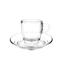 Купить блюдце d14,5см "caffe", стекло 1p02471 – цена от завода, доставка до двери | RuOborudovanie.ru