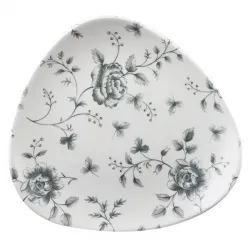 Тарелка мелкая треугольная 19,2СМ, без борта, Vintage Prints, цвет Grey Rose Chintz Rcgtr71 – купить в RuOborudovanie.ru с доставкой до двери Купить тарелка мелкая треугольная 19,2см, без борта, vintage prints, цвет grey rose chintz rcgtr71 – цена от завода, доставка до двери | RuOborudovanie.ru
