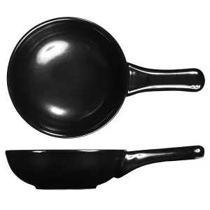 Сковорода "Wok" D 15,5СМ 0,57Л, порционная, керамика, без крышки, Rustics Simmer, цвет Black Zcbrpn2 – купить в Санкт-Петербурге по цене завода