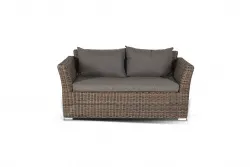 Купить лаунж-зона 4sis капучино дабл (коричневый) арт.kds3s2ct-5-set brown из искус.ротанга в Санкт-Петербурге – цена завода, доставка до двери | RuOborudovanie.ru
