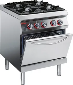 Плита газовая Angelo Po 1G1FA0GV напольная c 4 конфорками и духовым шкафом – купить по цене завода