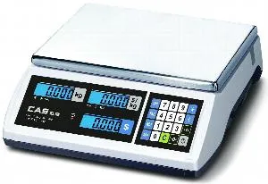 Весы торговые Cas ER-JR-30CB (30кг,10г) электронные – купить по цене завода