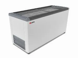 Ларь морозильный Frostor FG600C серый со стеклянной крышкой – купить по цене завода