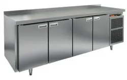 Купить стол охлаждаемый hicold sn 1111/tn (-2+10), 4 двери, 2280х600х850 – цена от завода, доставка до двери | RuOborudovanie.ru