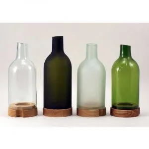 ПОДСВЕЧНИК D8См H18,5См, плафон матовый, стекло/ясень, серия Re (Recycle), цвет бесцветный Re-Ch-13 – купить по цене завода