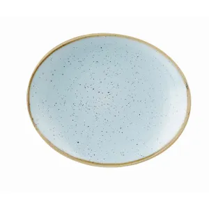 Блюдо овальное 19,2СМ, без борта, Stonecast, цвет Duck Egg Blue Sdesop71 – купить по цене завода