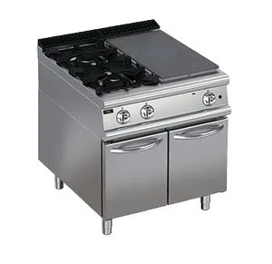 Плита газовая Apach Chef Line Lrstg89R2Sxcs со сплошной поверхностью 900 серии – купить по цене завода