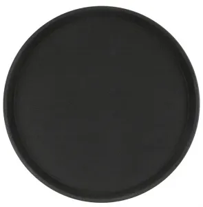 Поднос прорезиненный круглый 400х25 мм черный [1600CT Black] – купить в Санкт-Петербурге по цене завода