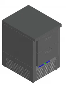 Стол с охлаждающим шкафом Hicold Gne2/Tn O – купить по цене завода