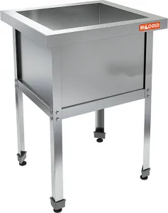 Ванна моечная HiCold Н1ВМ-7/7 Ц 1 секц. (580х580х350) сварная оцин.угол – купить в Санкт-Петербурге по цене завода